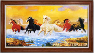 Tranh mã đáo thành công treo trong nhà, văn phòng làm quà tặng