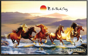 Tranh mã đáo thành công kinh doanh phát đạt